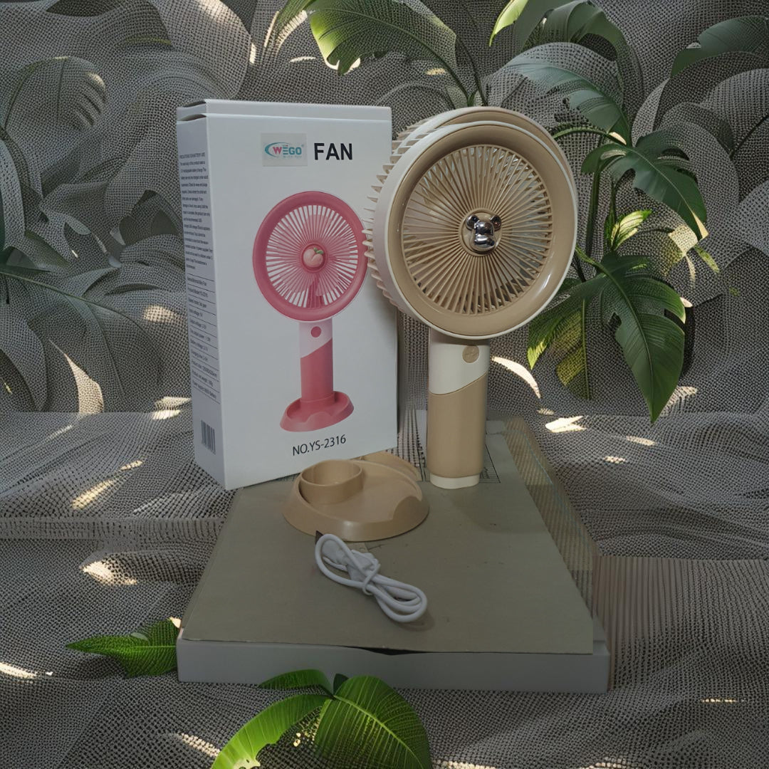 Minimal Mini Fan, Portable Fan, Chargeble Fan, Fast Turbo Fan