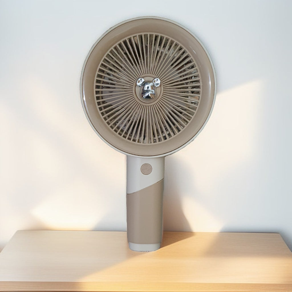 Minimal Mini Fan, Portable Fan, Chargeble Fan, Fast Turbo Fan