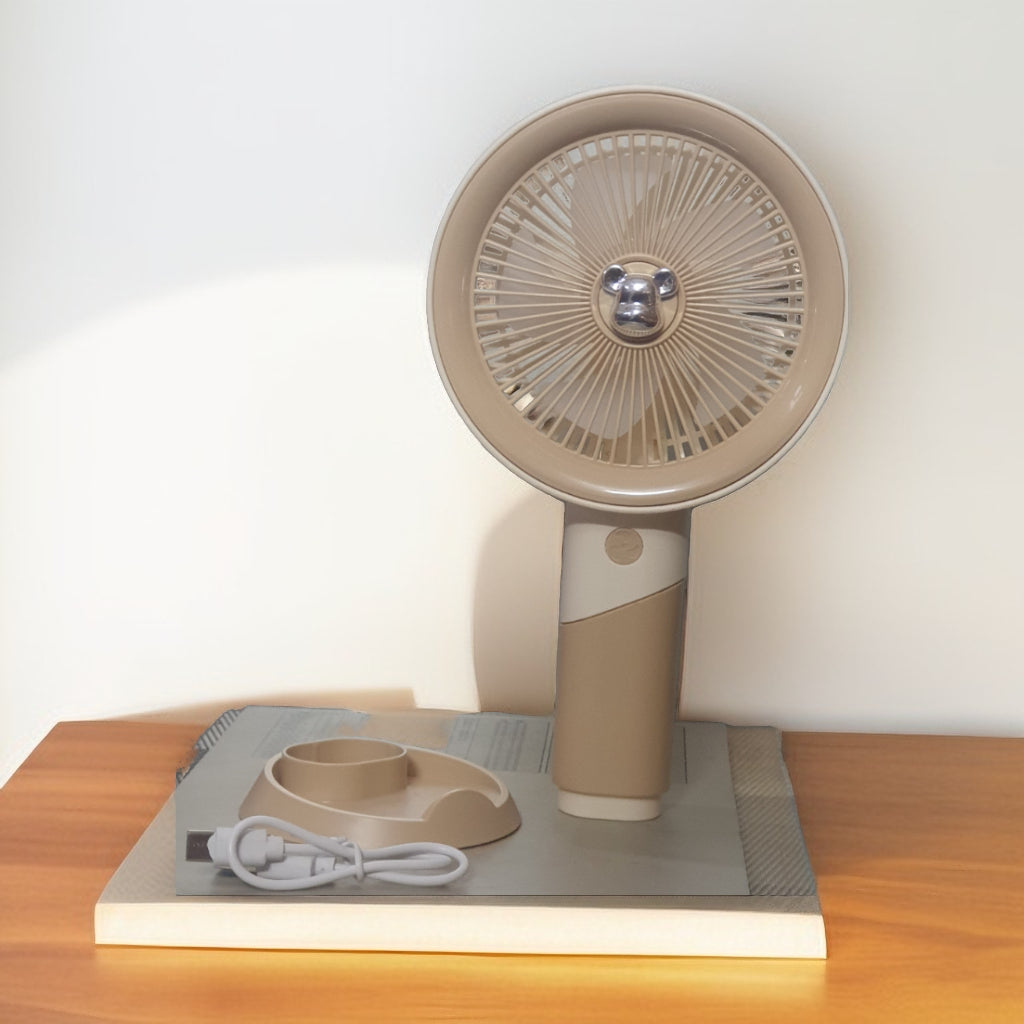 Minimal Mini Fan, Portable Fan, Chargeble Fan, Fast Turbo Fan
