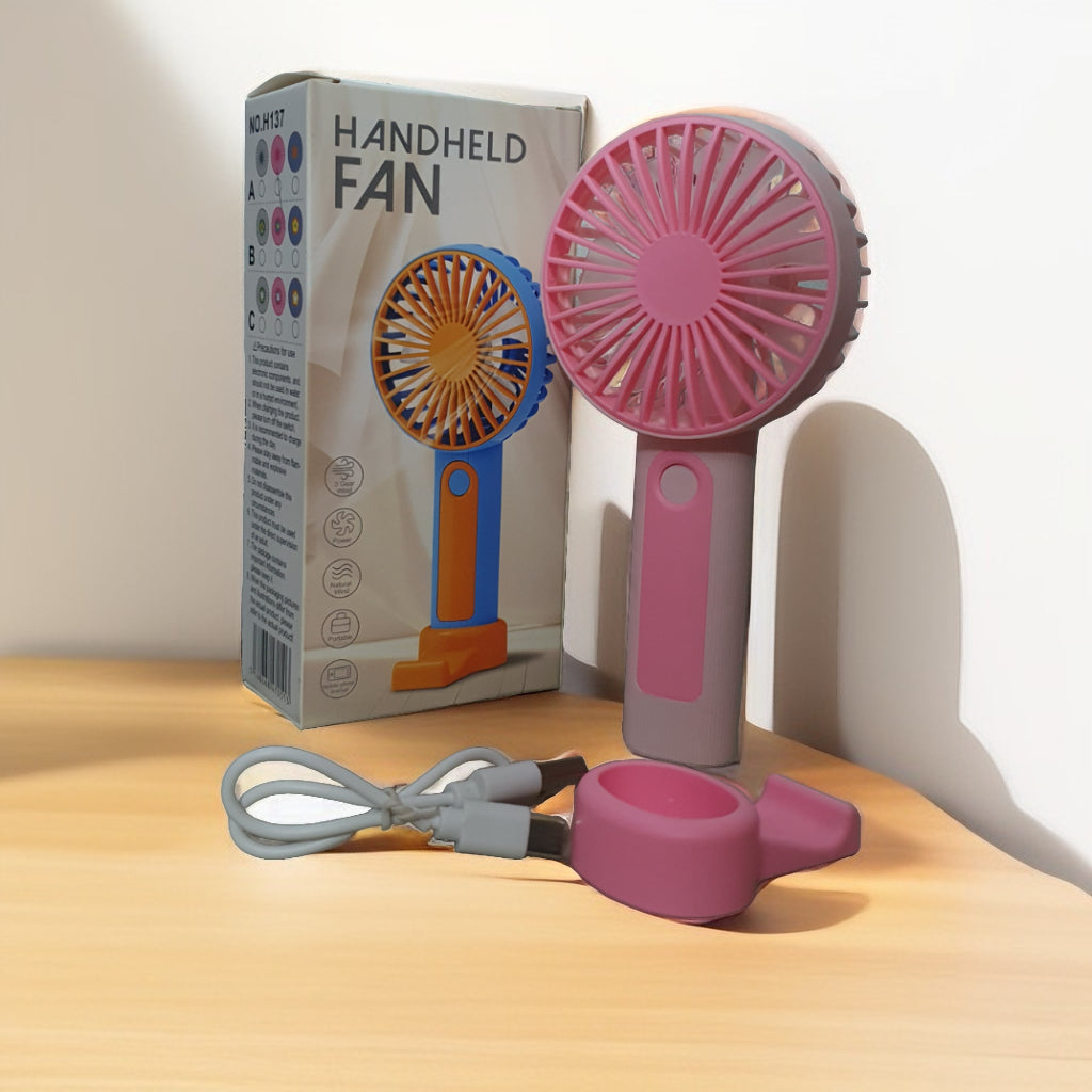 Minimal Mini Fan, Portable Fan, Chargeble Fan, Fast Turbo Fan