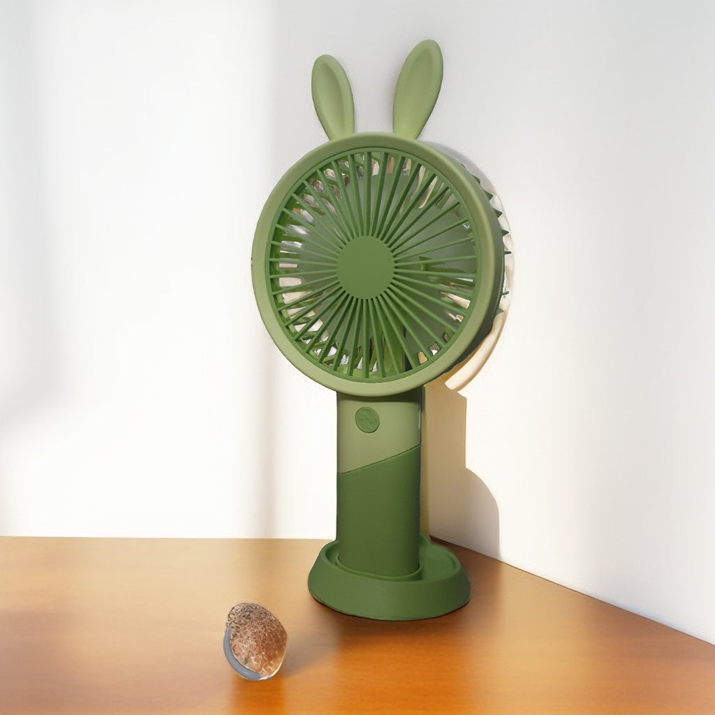 MINI PORTABLE & RECHARGEBLE TURBO FAN, HandHeld + Standble Fan / MADE IN CHINA.
