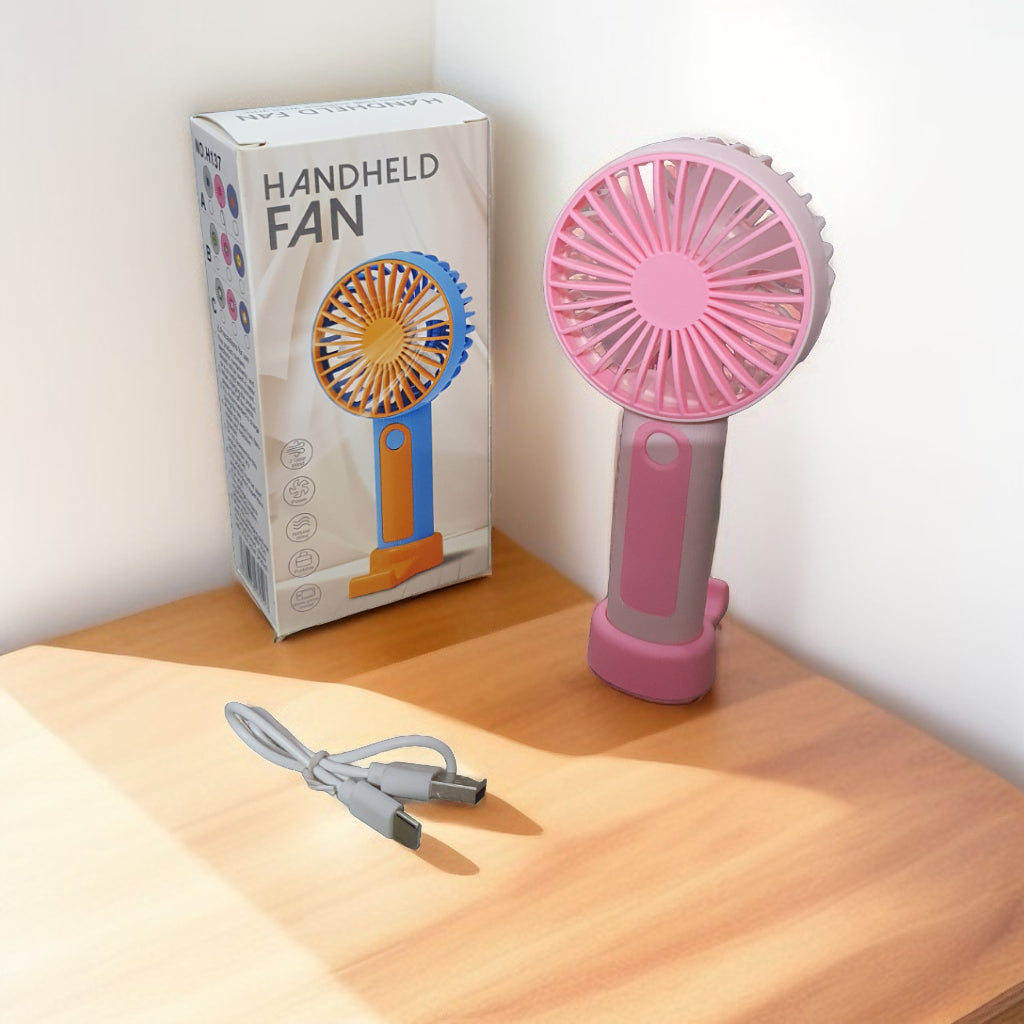 MINI HANDHELD FAN + TURBO MODE, Standble Fan / MADE IN CHINA