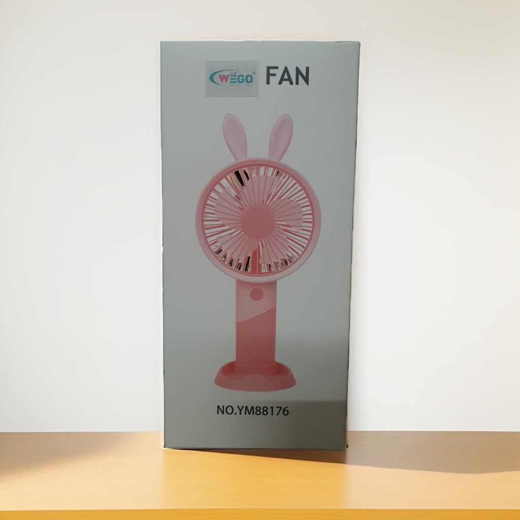 MINI PORTABLE & RECHARGEBLE TURBO FAN, HandHeld + Standble Fan / MADE IN CHINA.