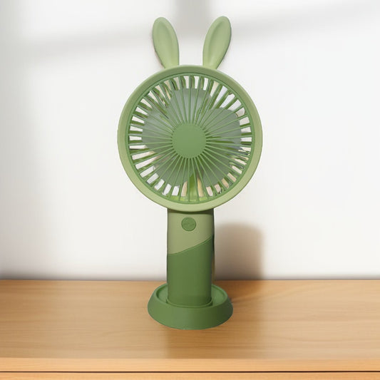 MINI PORTABLE & RECHARGEBLE TURBO FAN, HandHeld + Standble Fan / MADE IN CHINA.
